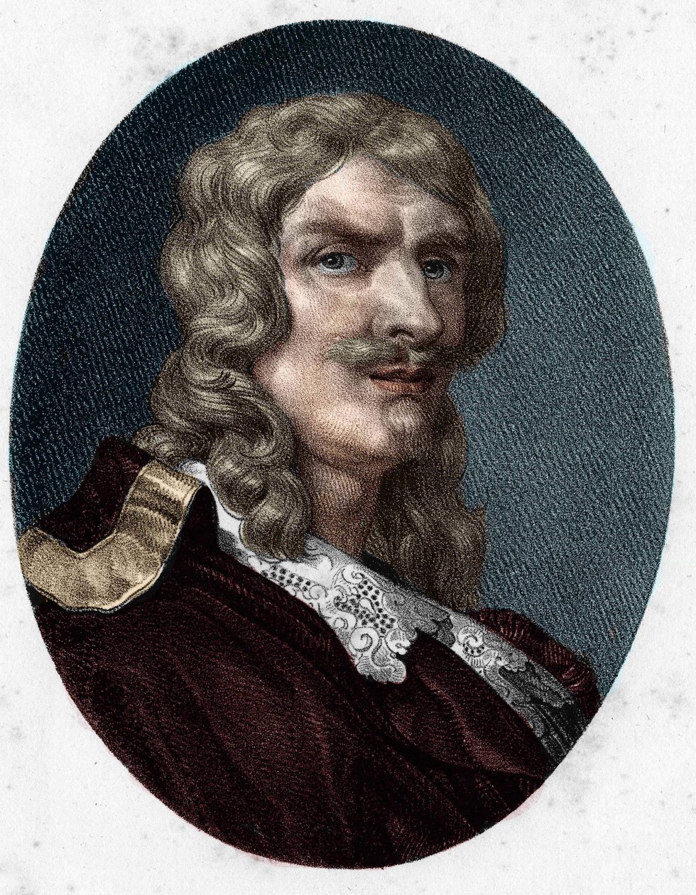 Jean de Rotrouの肖像。フランスの劇作家（1609年～1650年）。 作： 無名の画家