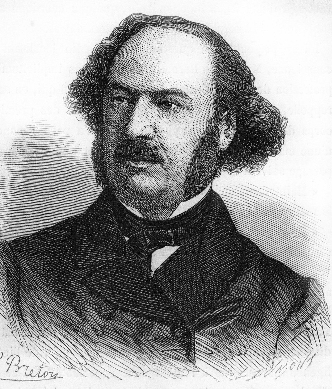ジュール・フランソワ・シモン・スイス、通称「ジュール・シモン」の肖像画。フランスの政治家（1814年～1896年）。 作： 無名の画家