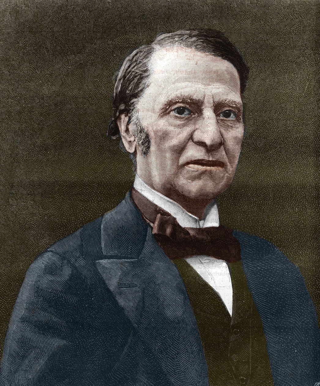 フランスの政治家・歴史家であるルイ・ブラン（1811-1882）の肖像。 作： 無名の画家