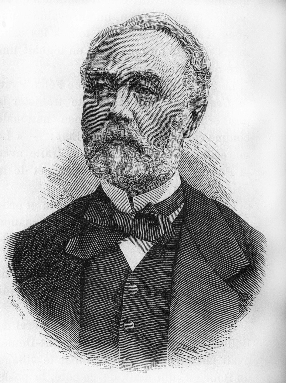 フランスの実業家・政治家のピエール・フレデリック・ドリアン（1814-1873）の肖像。 作： 無名の画家