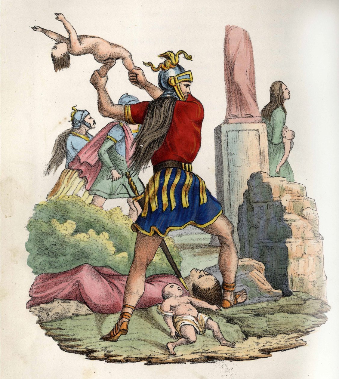 Léon GalibertのL'Algerie ancienne et  moderneによると、439年にヴァンダル人がカルタゴを占領した。1846年のイタリア版はカラー。