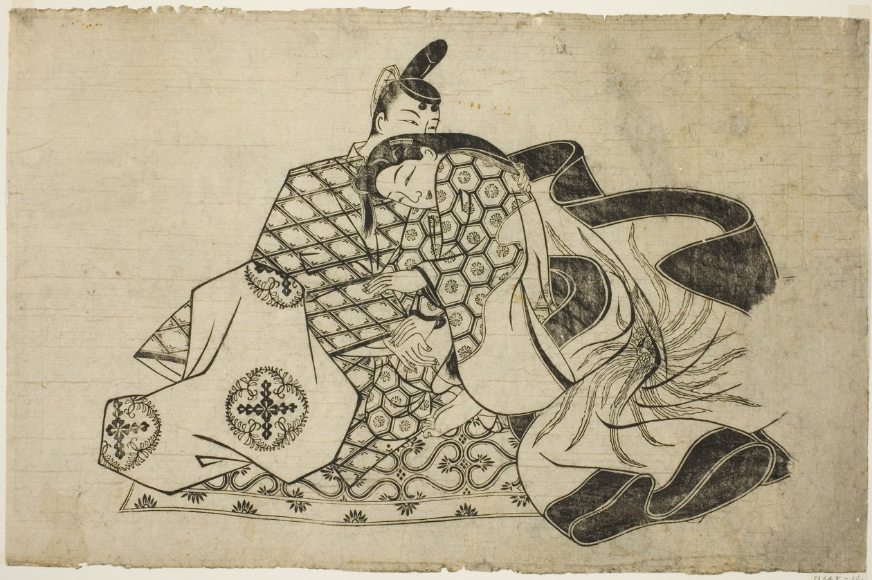 春画アルバムの一枚 作： 無名の画家