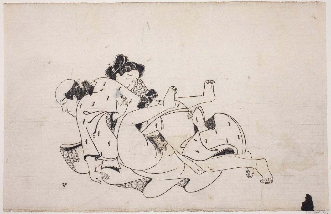 春画アルバムの一枚 作： 無名の画家