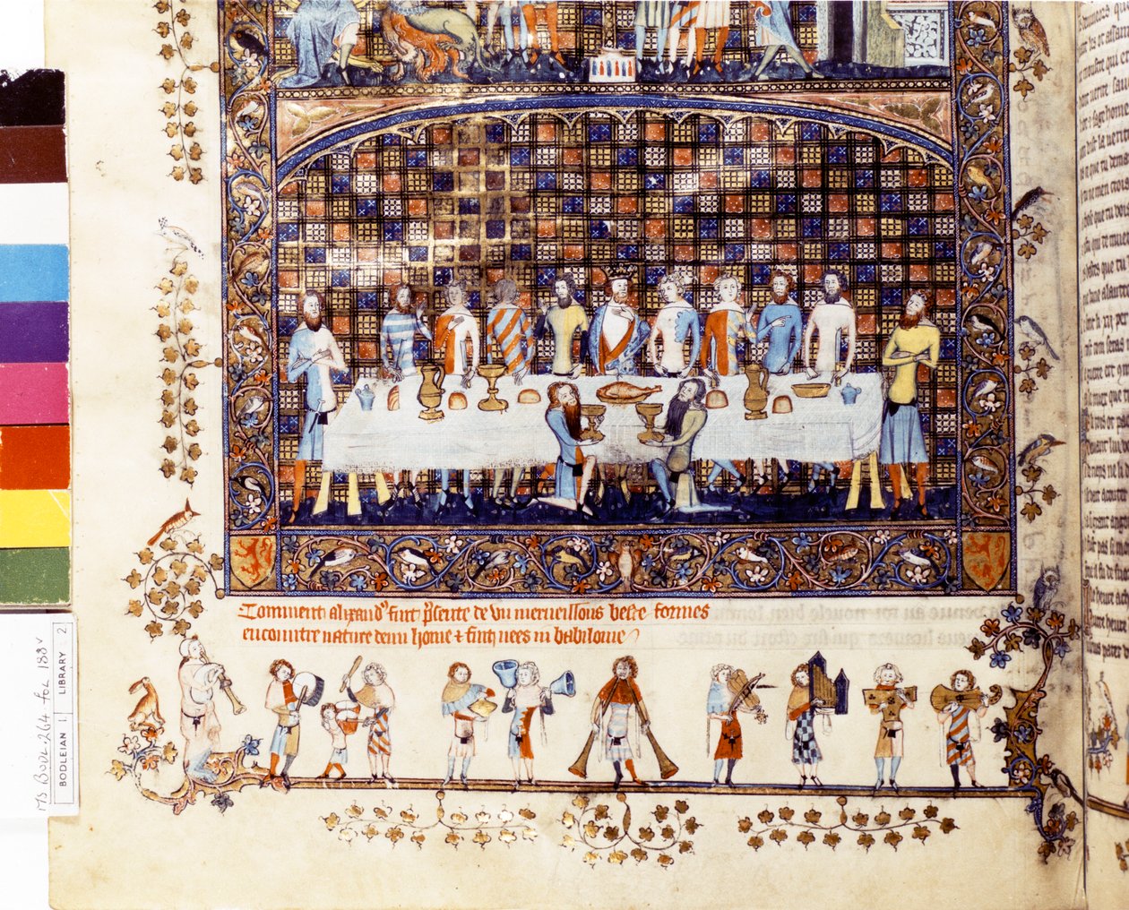 アレクサンダーのエデンの園への旅、1400年頃（細密画） 作： 無名の画家