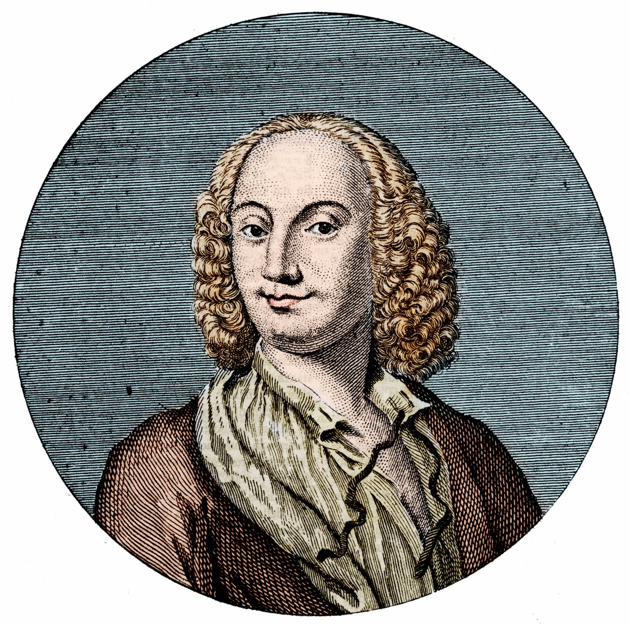 アントニオ・ヴィヴァルディ（1678-1741）、イタリアの作曲家。 作： 無名の画家