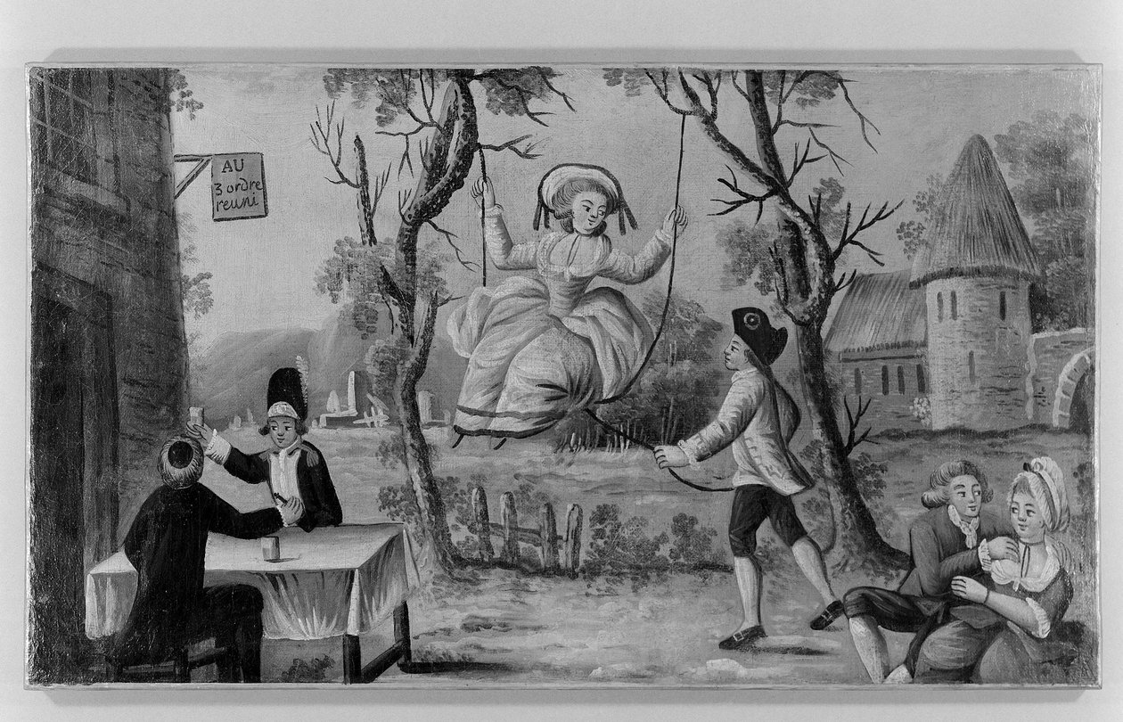 "3つの秩序の団結へ"。ワイン商人のサイン。パリ 作： 無名の画家