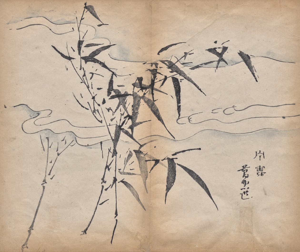 竹 作： 無名の画家