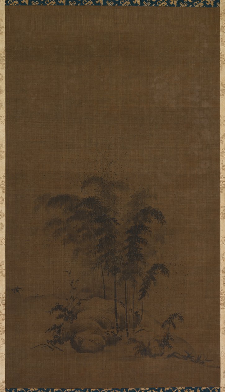 竹の風景 作： 無名の画家