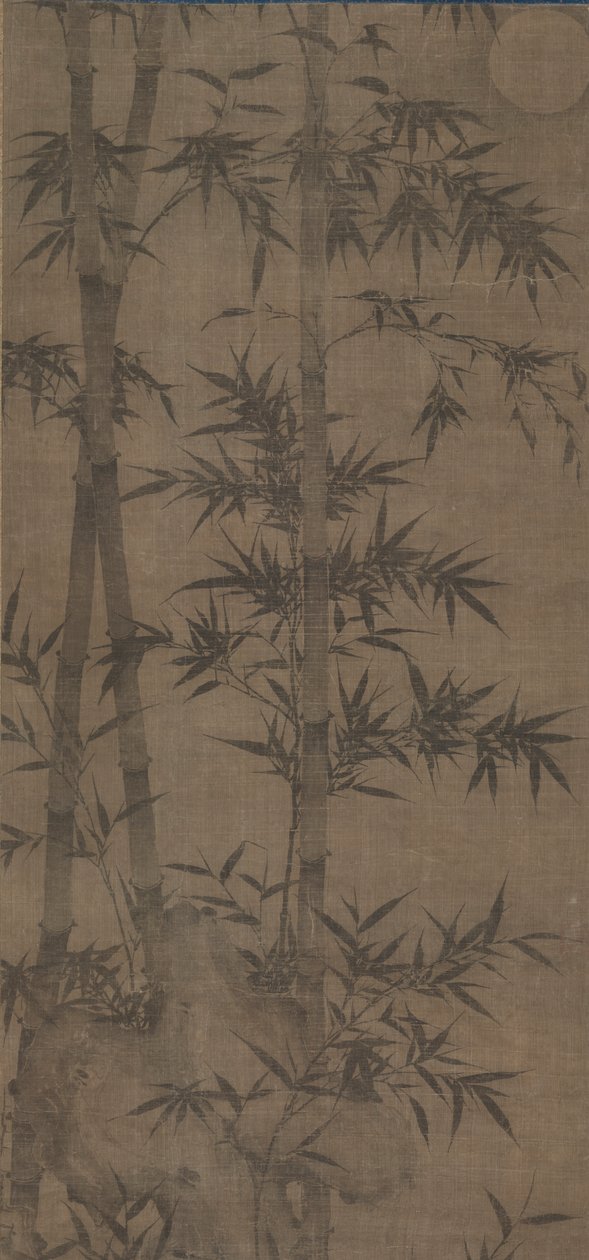 四季の竹：春 作： 無名の画家