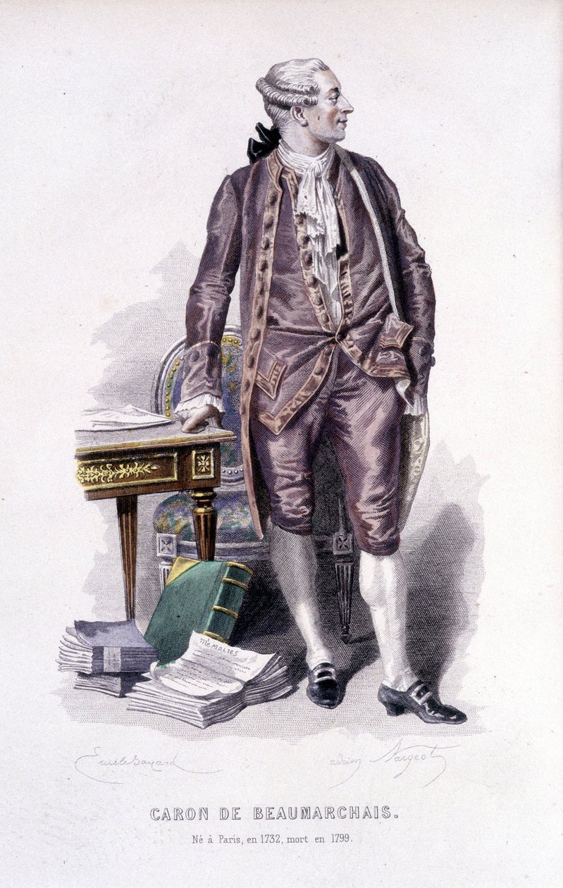 バロン・ド・ボーマルシェ（1732/1799 作： 無名の画家