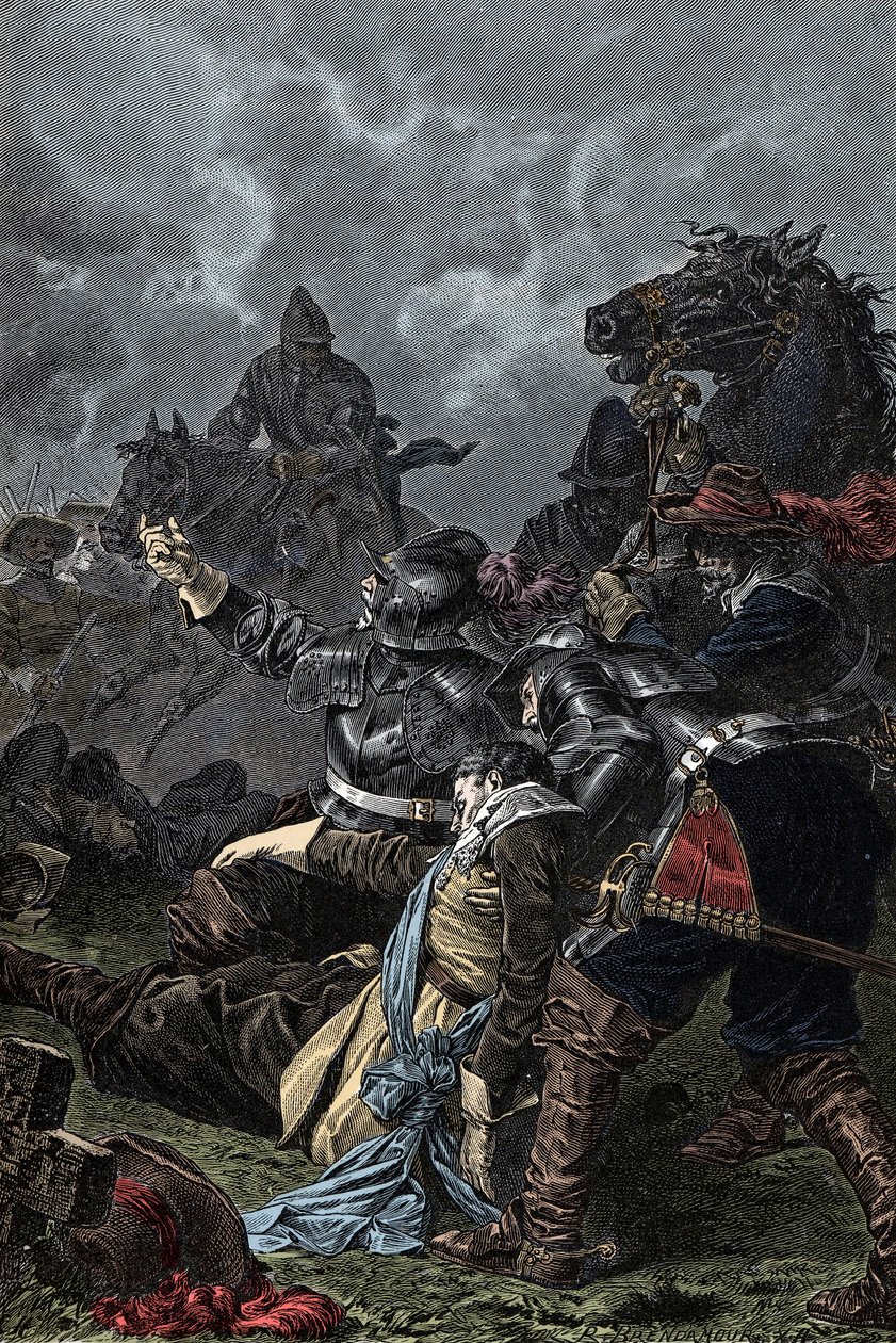 リュッツェンの戦い 作： 無名の画家