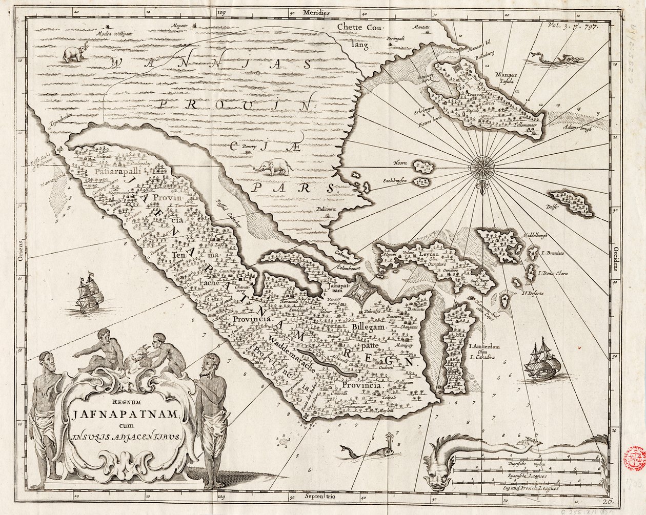 ベンガル湾、1660年頃（エングレーヴィング） 作： 無名の画家