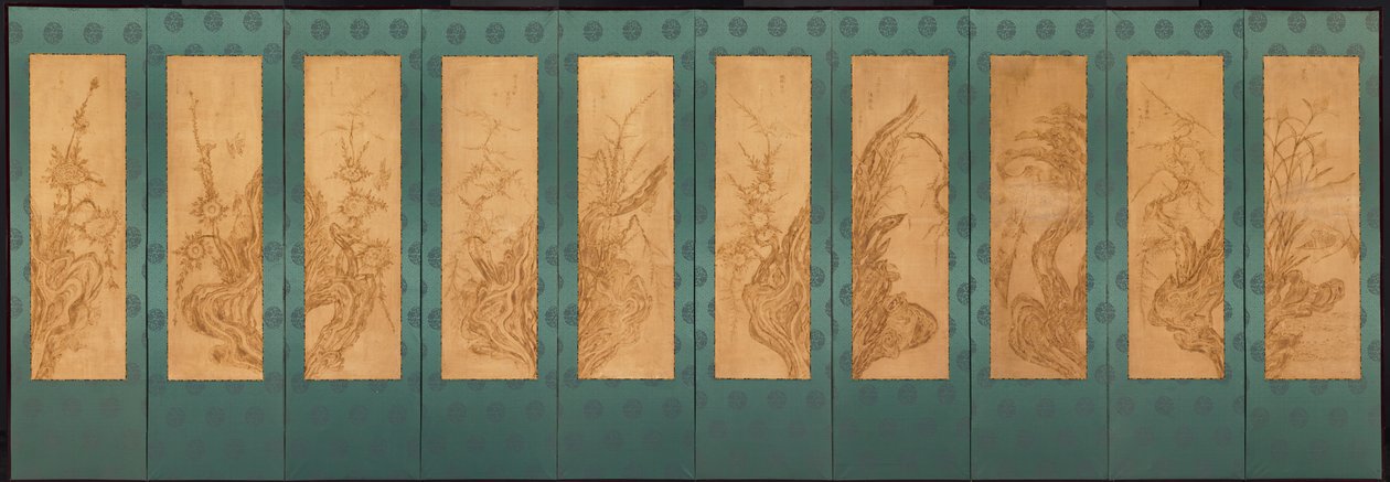 鳥と花 作： 無名の画家