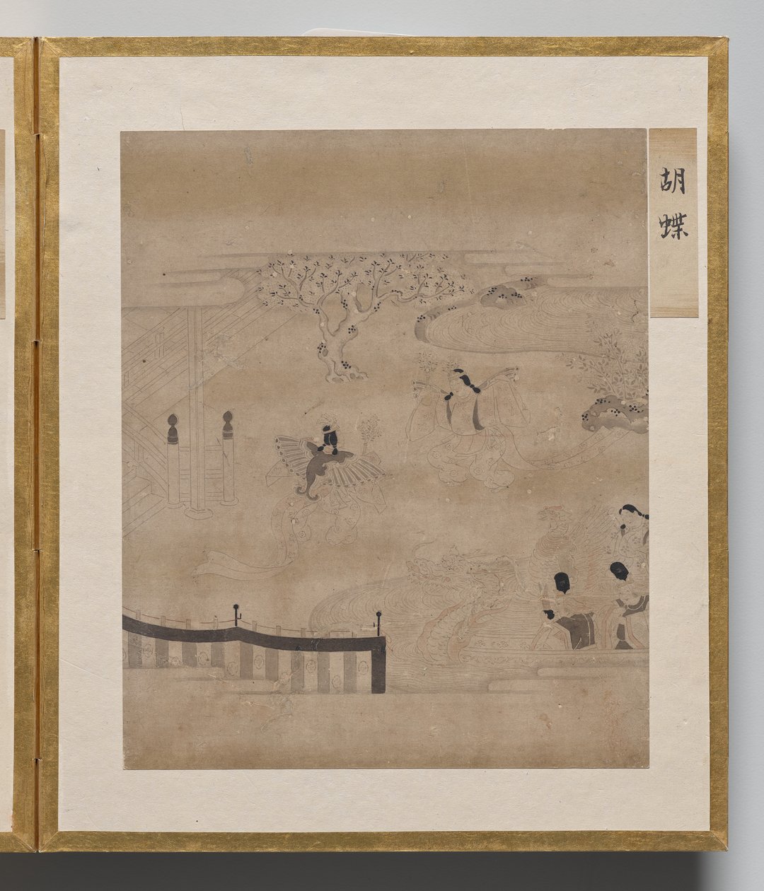 源氏物語絵帖 蝶々 作： 無名の画家