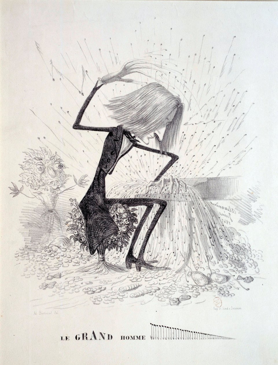 作曲家フランツ・リスト（1811-1886）を描いた漫画 作： 無名の画家