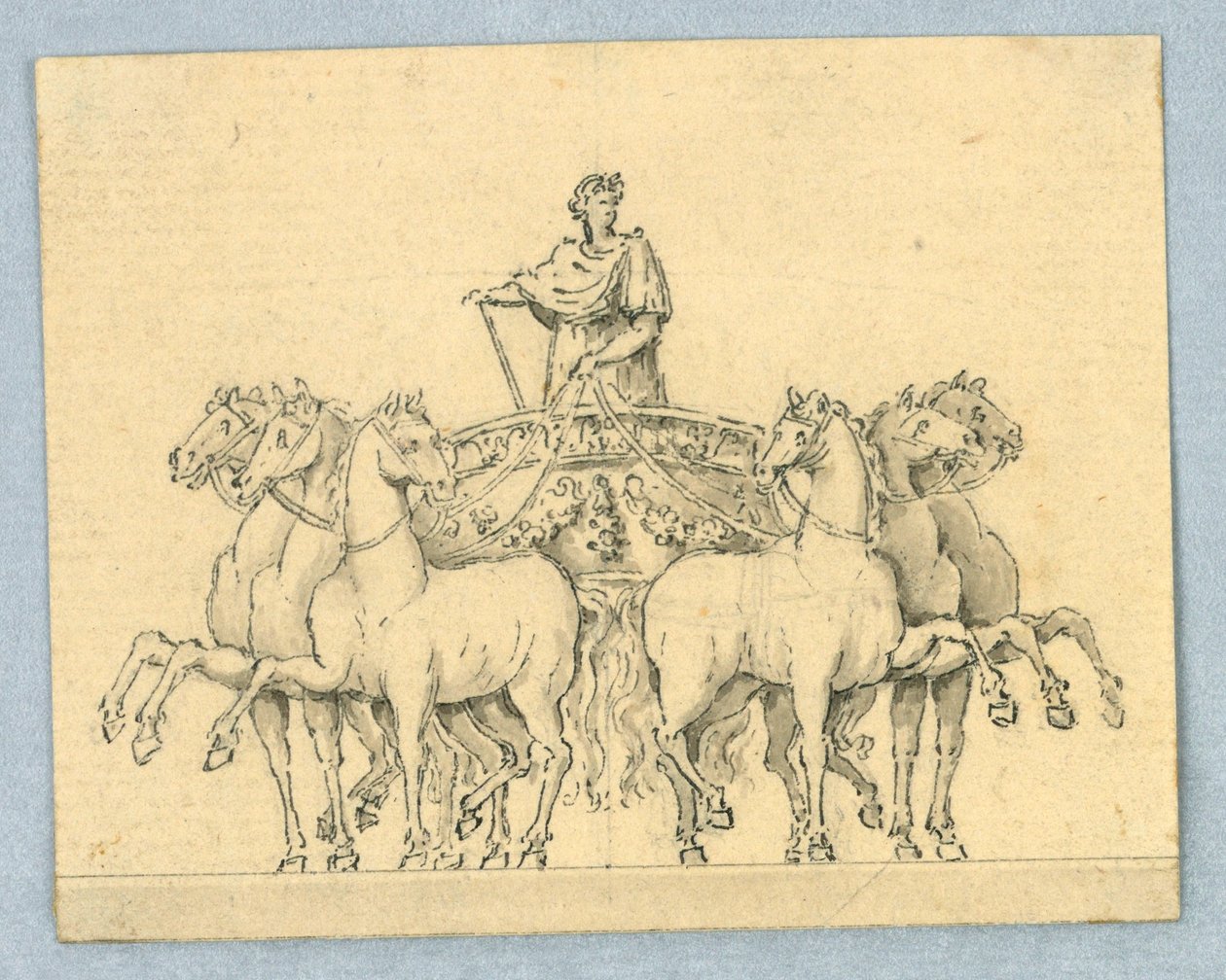 戦車行列 作： 無名の画家