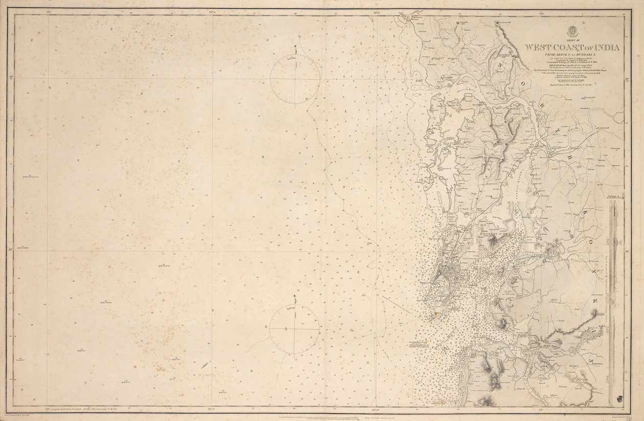 アーノラ島海図 作： 無名の画家