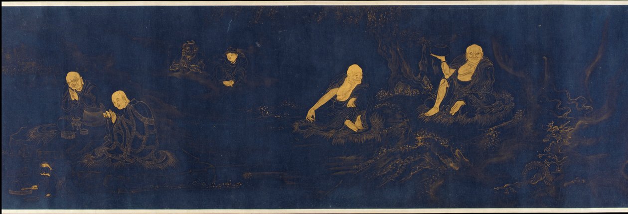 18 <em>羅漢</em> 作： 無名の画家