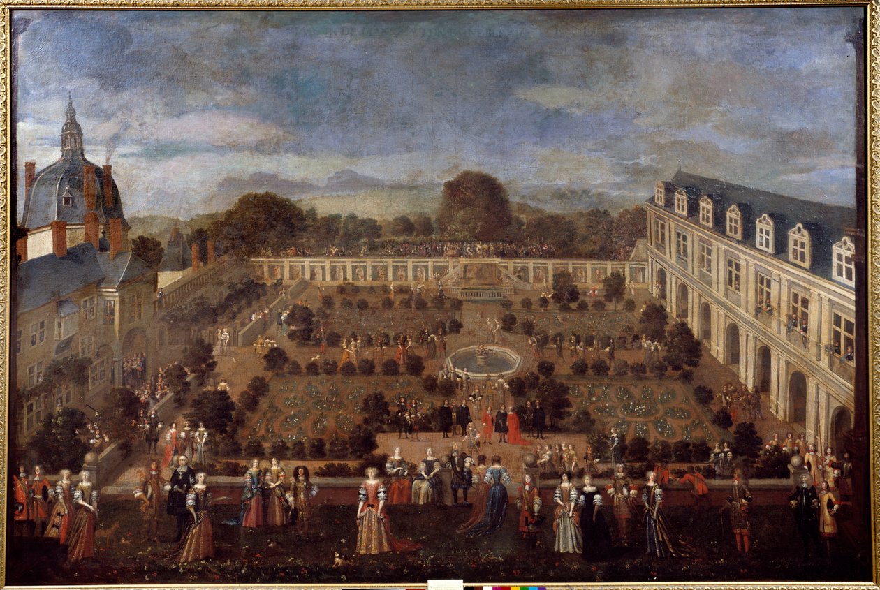 バロック調 アンティーク 額縁 人物画付き ドイツ バロック