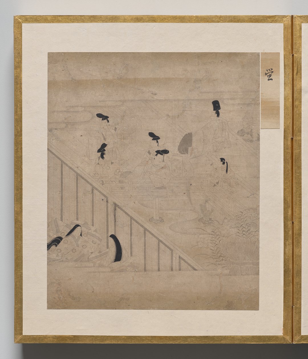源氏物語絵帖 ほたる 作： 無名の画家