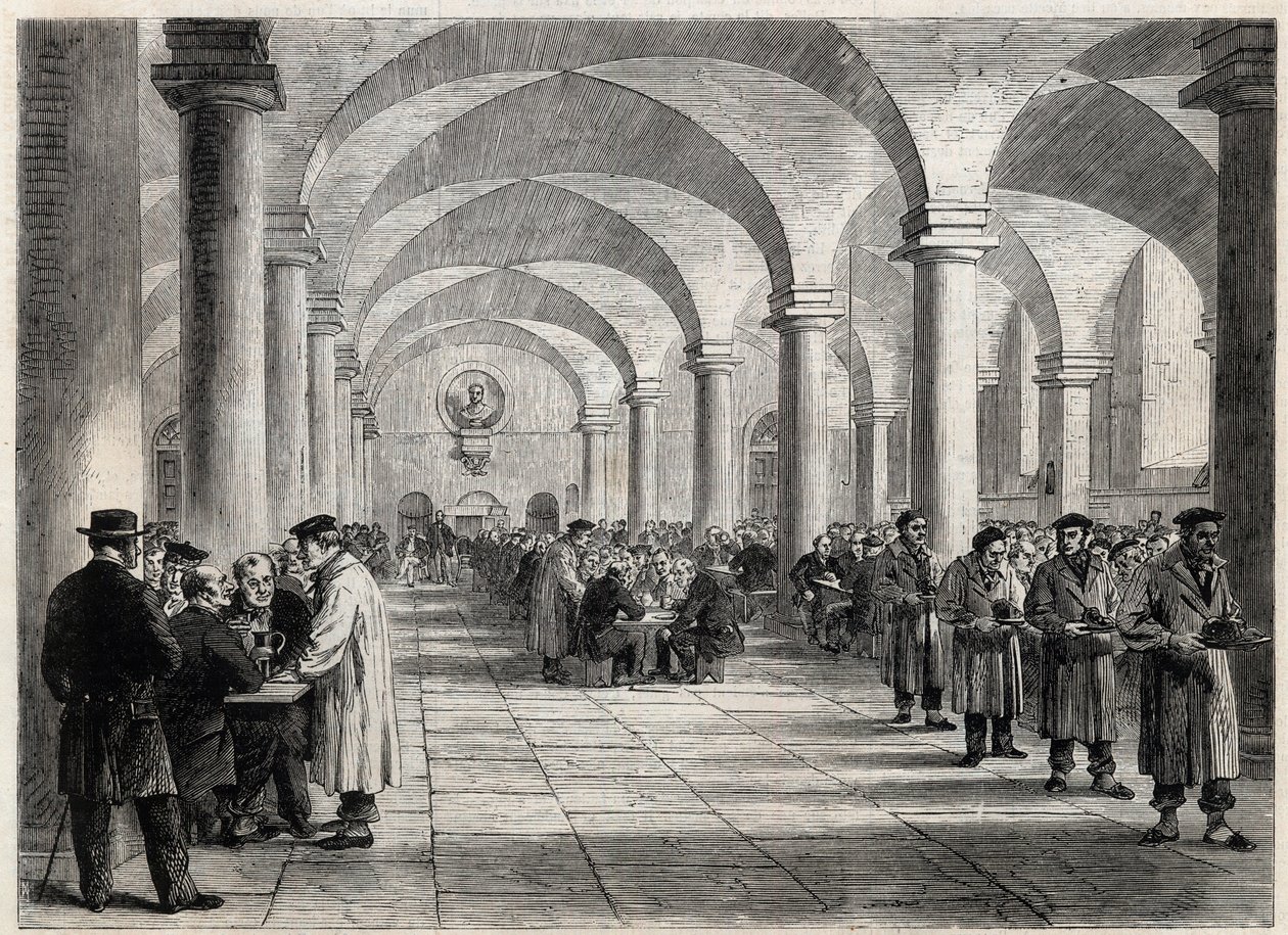 Greenwich Hospital - The West Dining Room - Greenwich Navy Hospital - West Dining Room 作： 無名の画家
