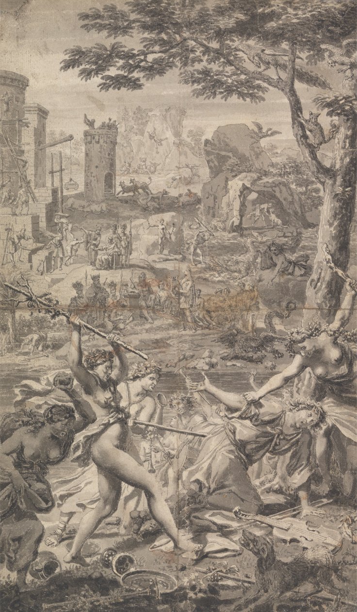 Ilustração para Ovid Metamorphis de Tonson (quatro de quatro) 作： 無名の画家