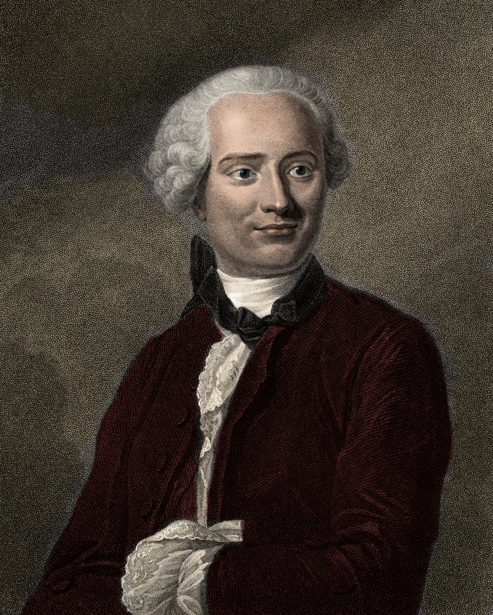 ジャン・ル・ロンド・ダランベール（1717-1783） - 彫刻 - 19世紀 作： 無名の画家
