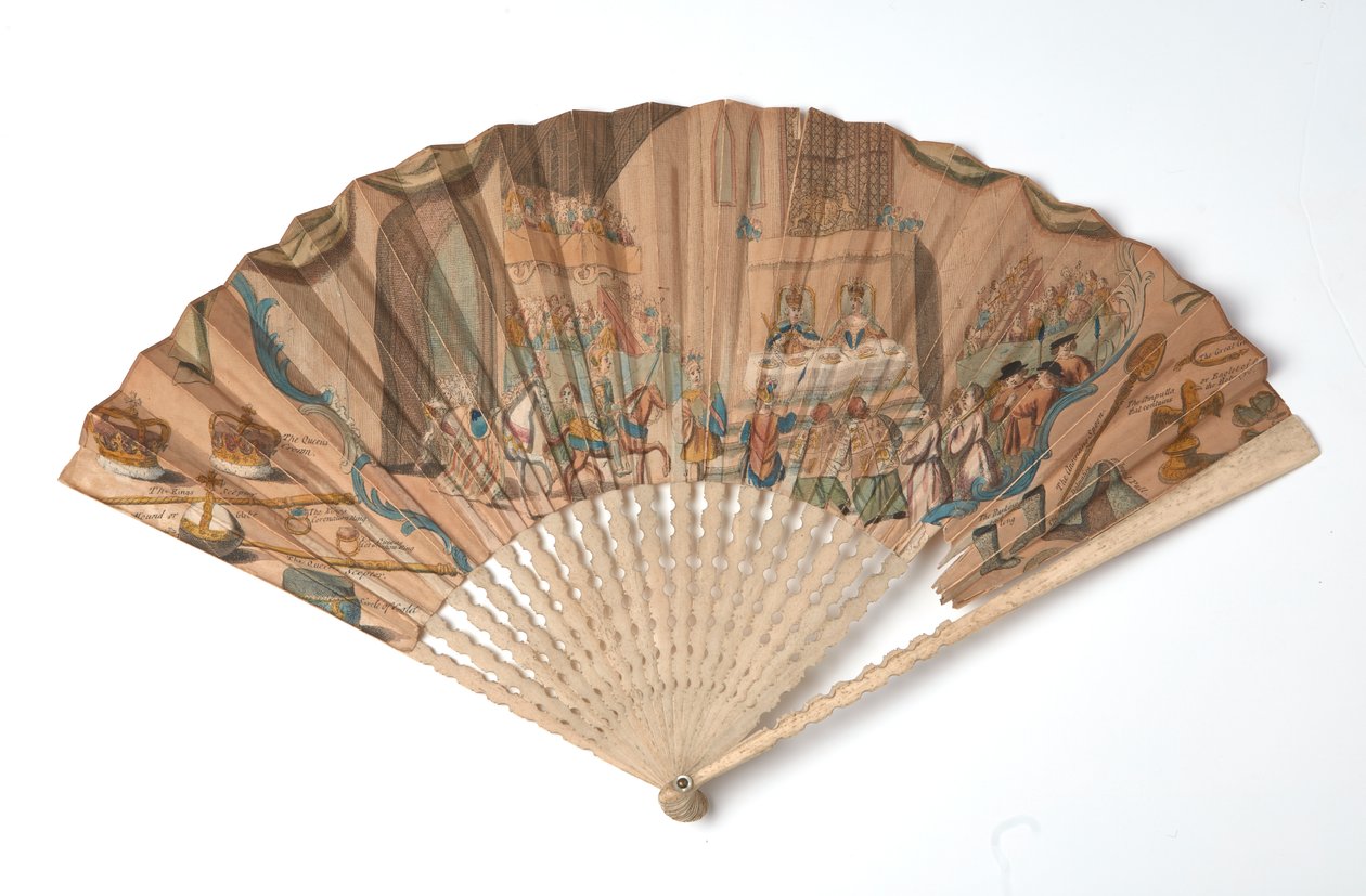 Ventilador da coroação do rei George III 作： 無名の画家
