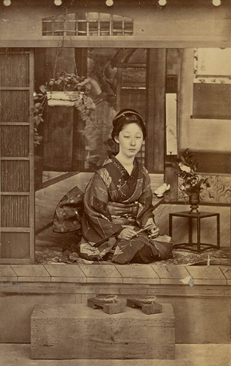 [土下座する日本人女性］ 作： 無名の画家