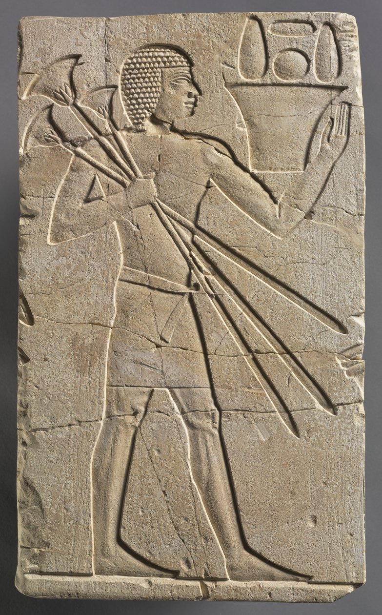 お供えの男性の持ち主 作： 無名の画家