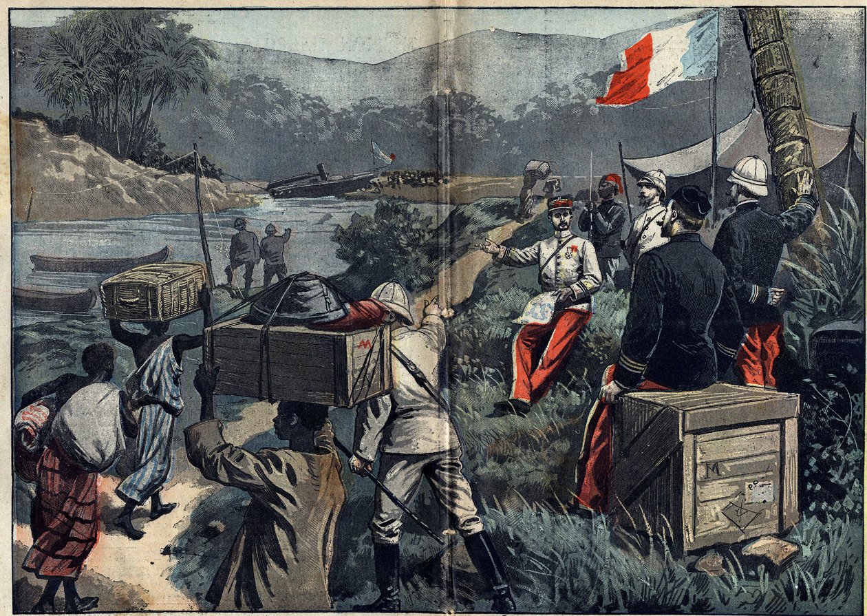 マルシャンのアフリカミッション（1896-1899）：1898年に上ナイルを手に入れた遠征隊。M