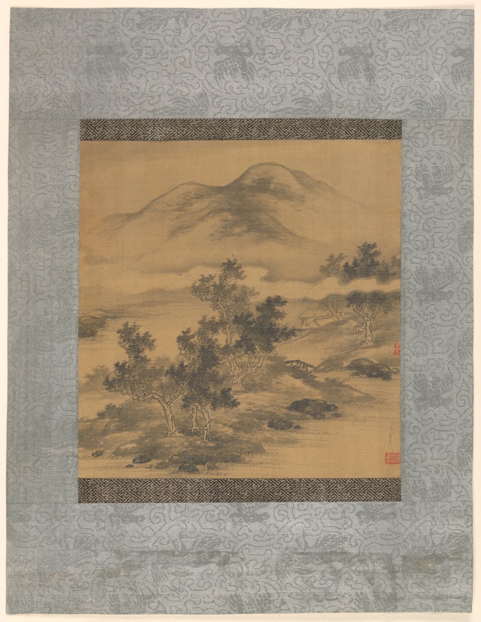 山の風景 作： 無名の画家