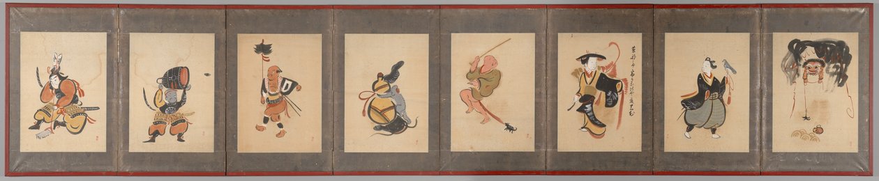 大津絵 作： 無名の画家