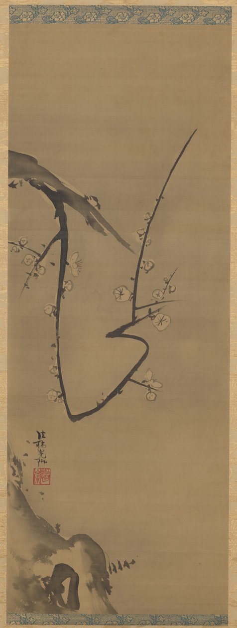 梅 作： 無名の画家