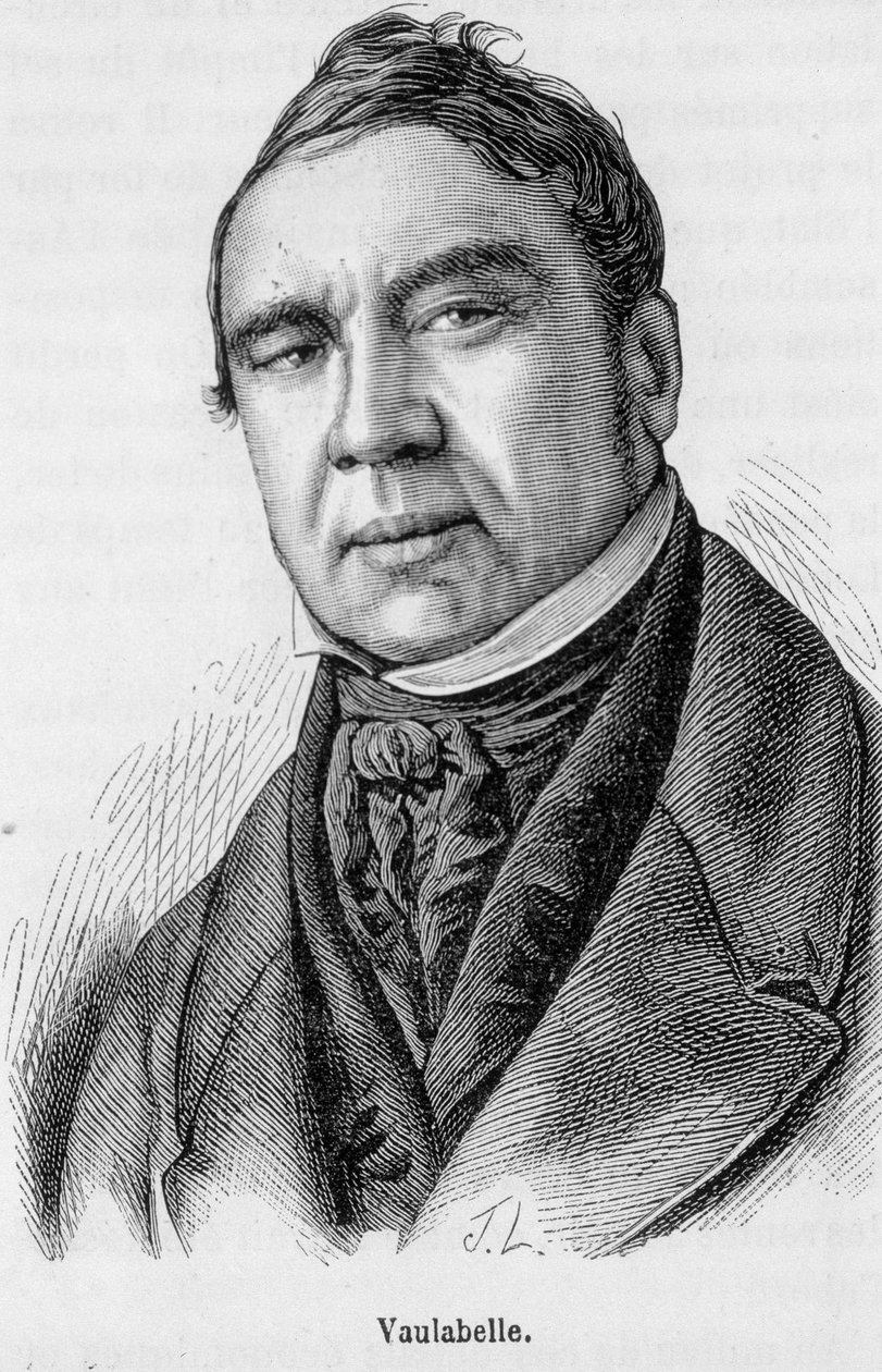 フランスの国民教育大臣、アシール・テナイユ・ド・ヴォラベル（1799-1879）の肖像。 作： 無名の画家
