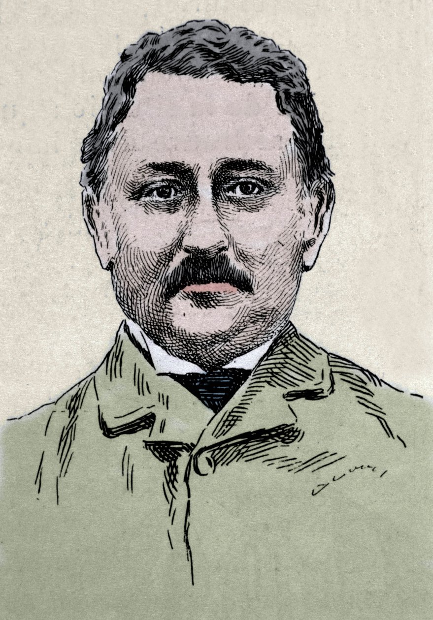 セシル・ジョン・ローズ（1853-1902）イギリスの実業家、植民地管理者の肖像。 作： 無名の画家