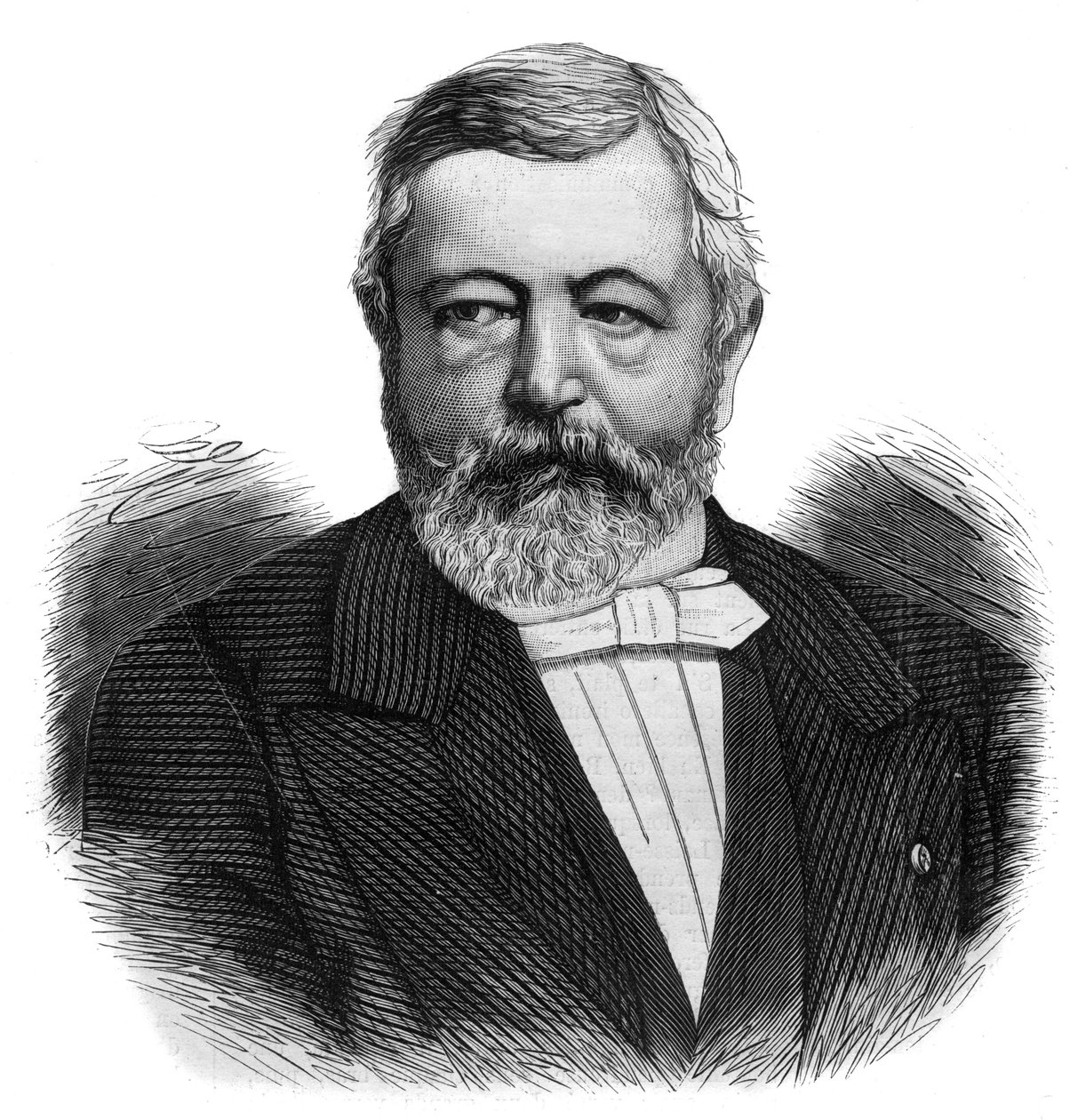 DenterghemによるCharles de Kerchoveの肖像（1819-1882）ベルギーのエンジニア、自由主義者の政治家 作： 無名の画家