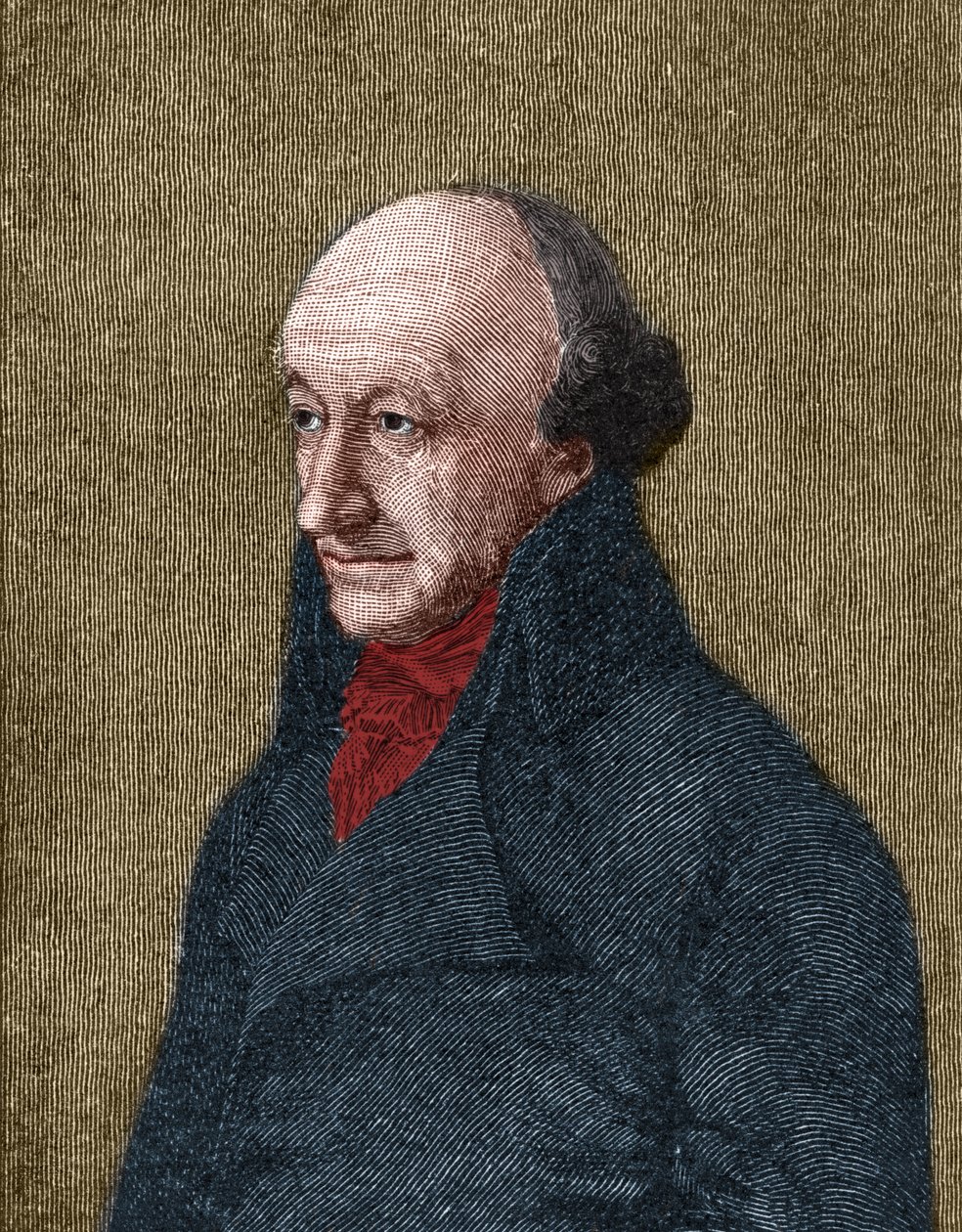 クリストフ・マルティン・ヴィーラント（1733-1813）ドイツの詩人、翻訳家、編集者の肖像。 作： 無名の画家