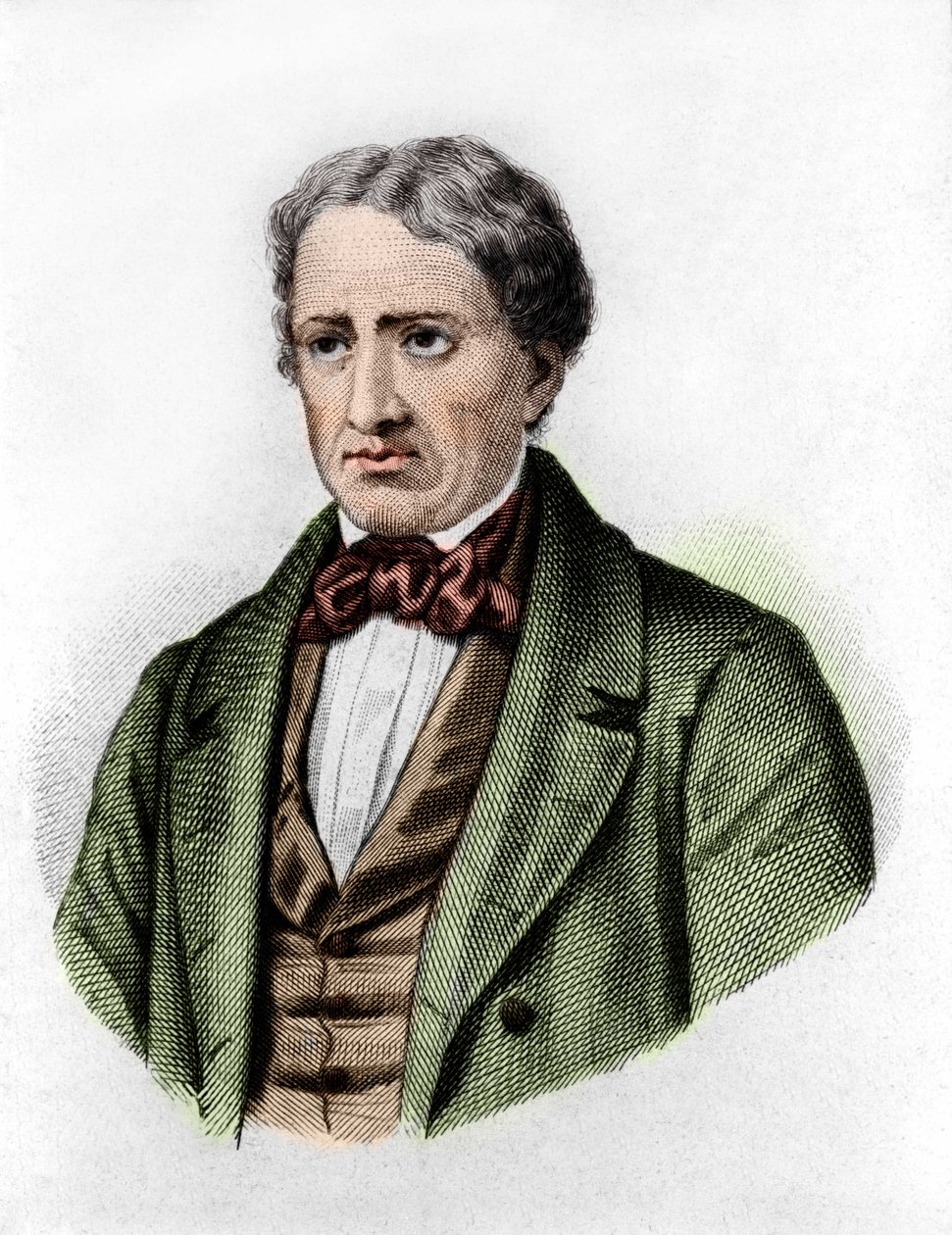 フィリッポ（フィリップ）・ブオナローティ（1761-1837）の肖像.バイエルンのイルミナティ（Illuminés）に所属していた 作： 無名の画家