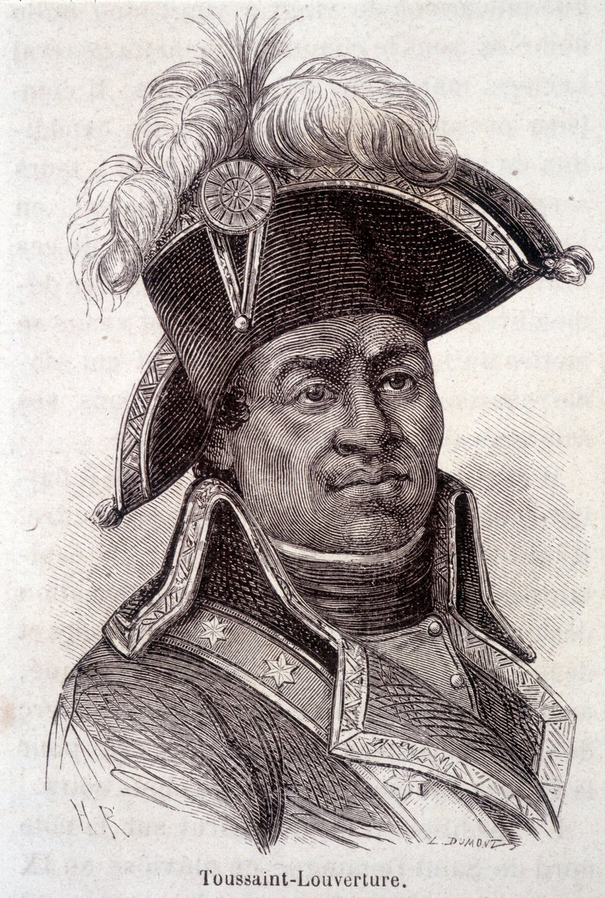 フランソワ・ドミニク・トゥーサン（Toussaint-Louverture）ditの肖像 作： 無名の画家