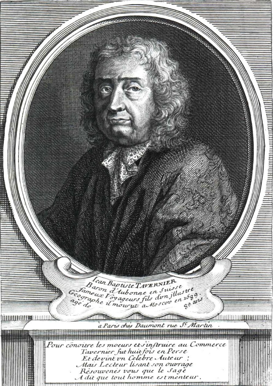 ジャン＝バティスト・タヴェルニエ（1605-1689）の肖像 作： 無名の画家