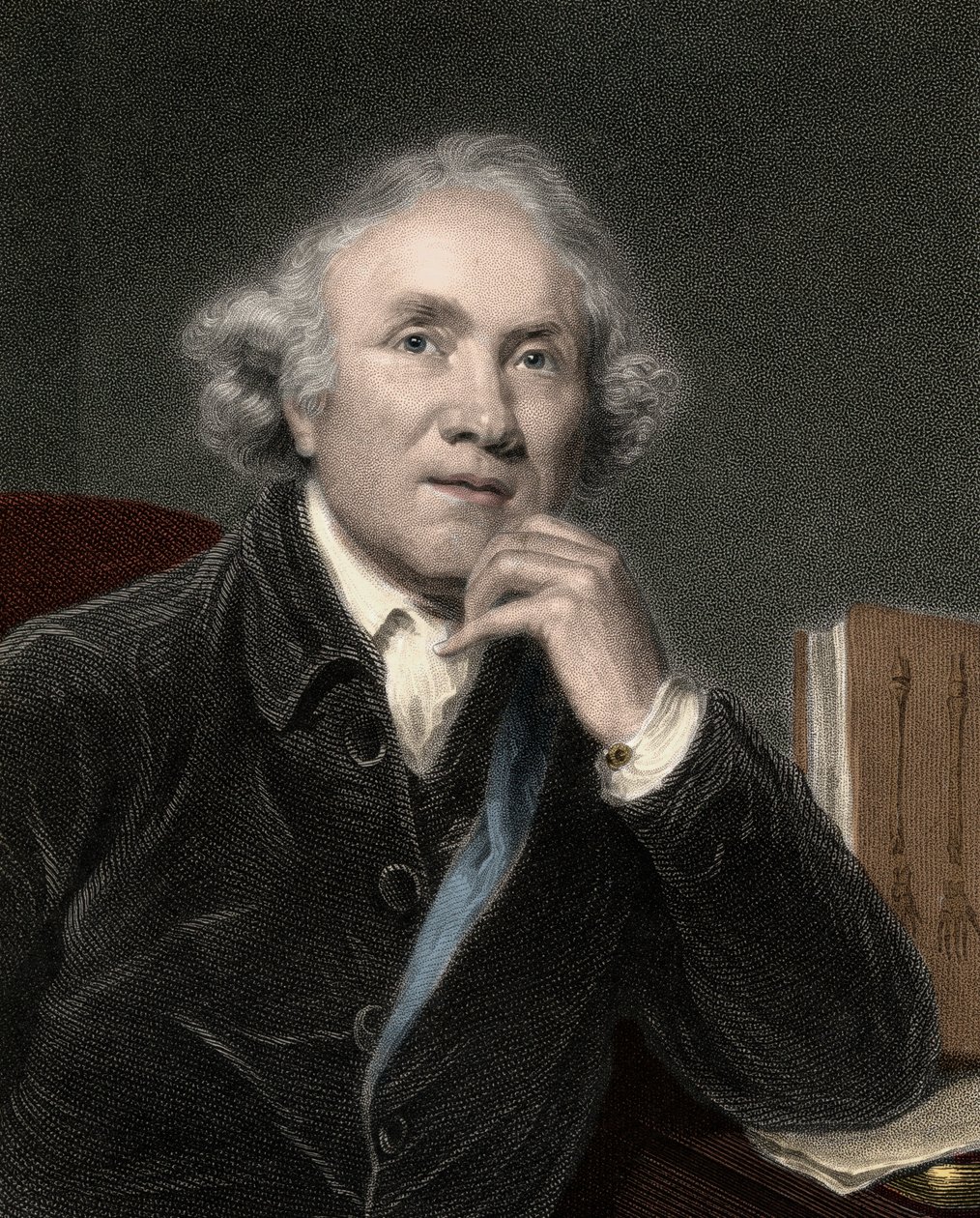 ジョン・ハンター（1728-1793）の肖像 スコットランドの外科医 作： 無名の画家