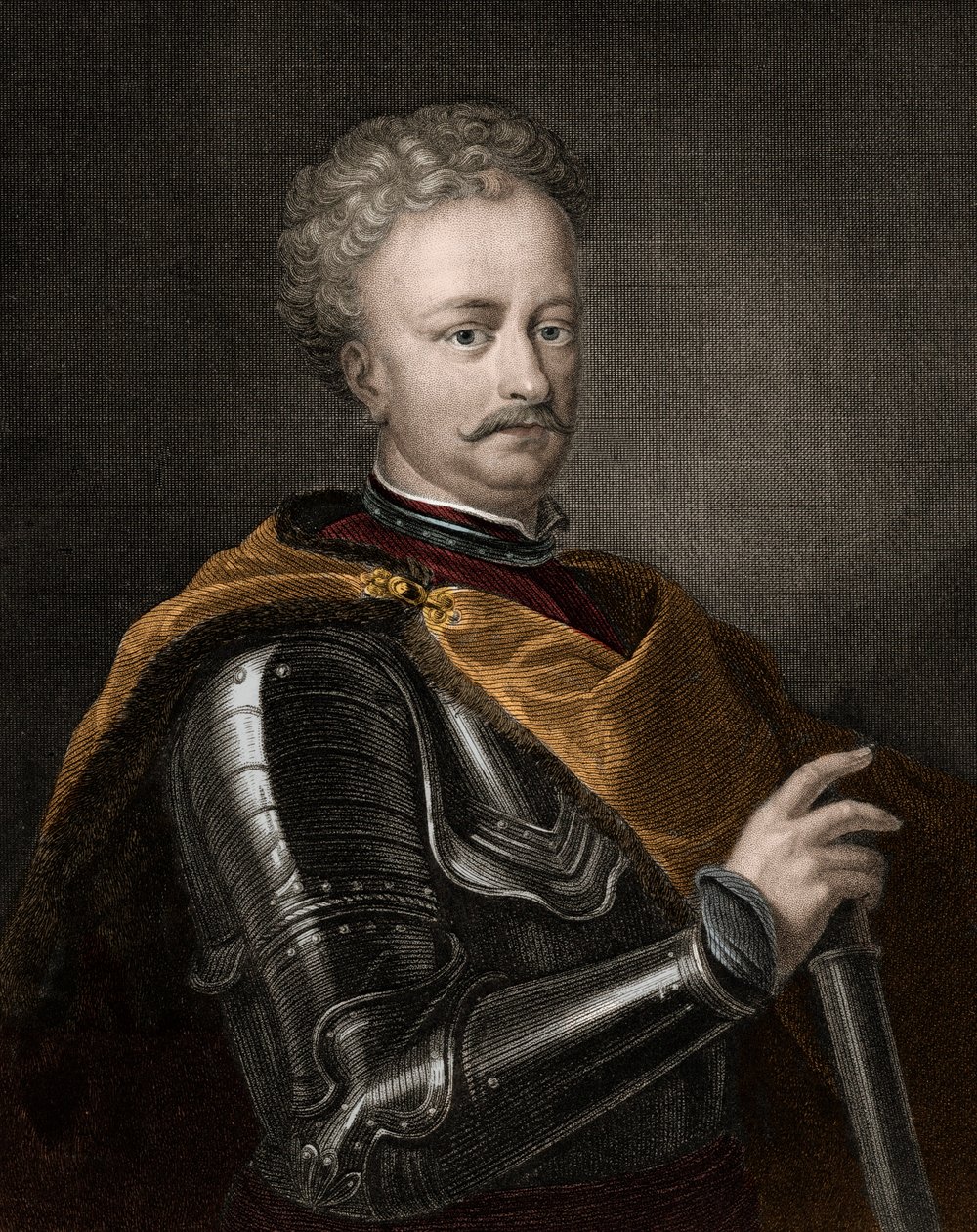 ソビエスキー3世（1629-1696）の肖像 ポーランド王 - John Sobieski III 作： 無名の画家