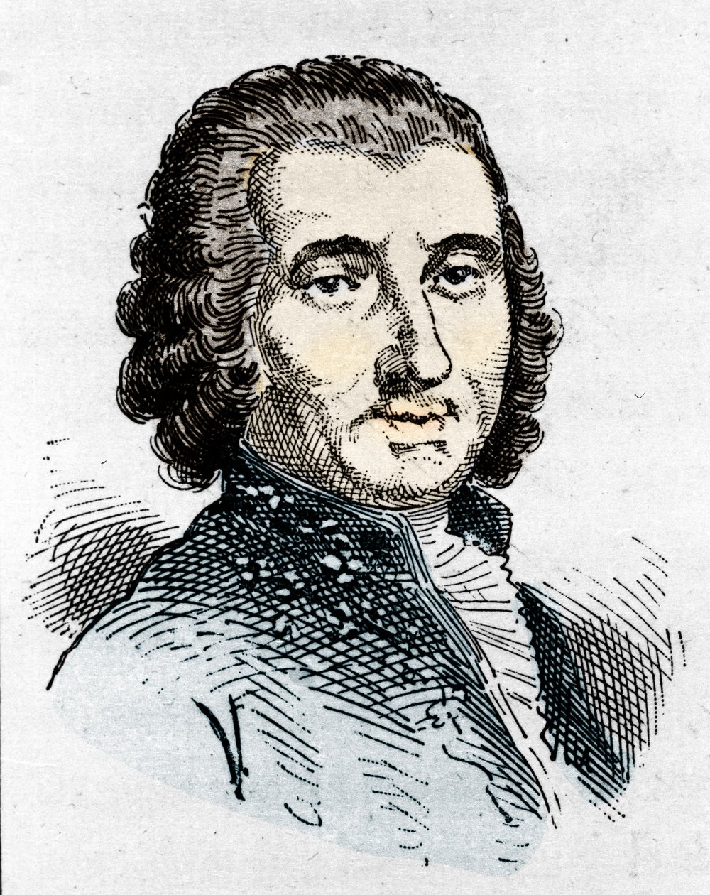 ルイジ・ボッケリーニの肖像。(1743 - 1805).イタリアの作曲家。 作： 無名の画家