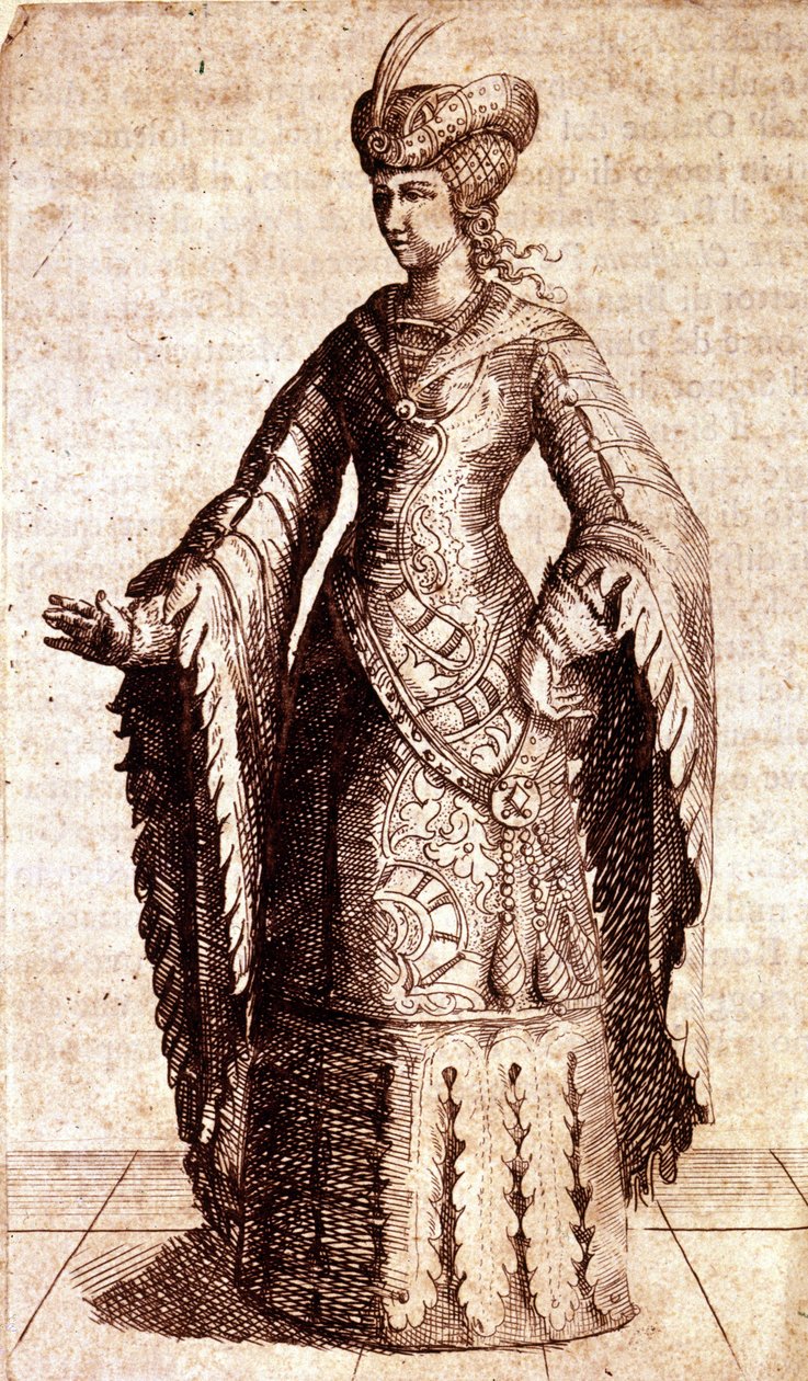マクシミリアン1世の娘、マルガリータ・オブ・オーストリア（1480-1530）の肖像。 作： 無名の画家