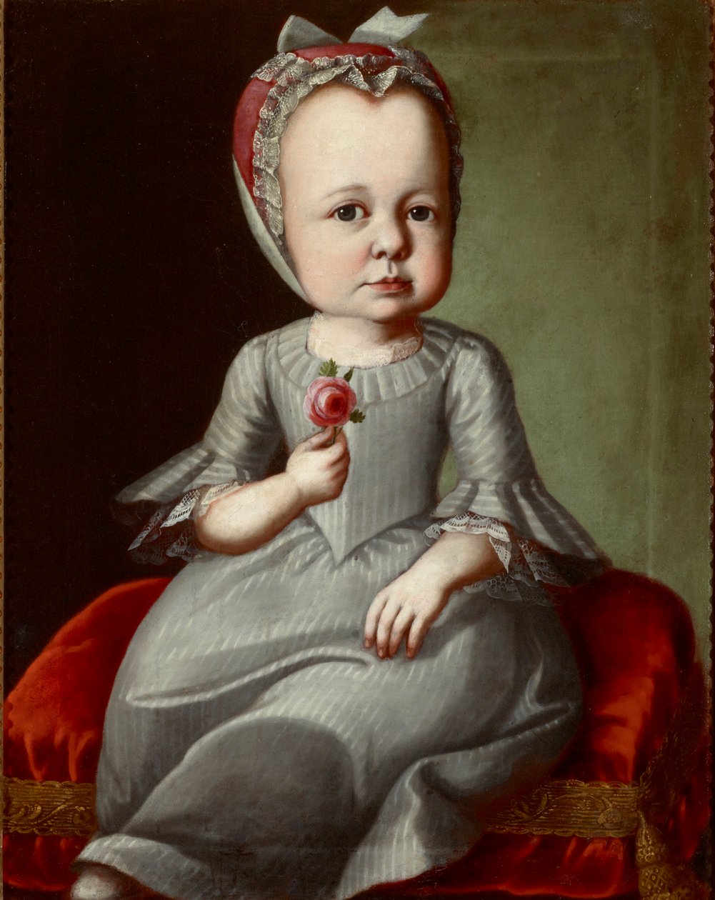 ソフィア・エリザベス・フォン・ブルケンタール（1749-1753）の肖像 作： 無名の画家