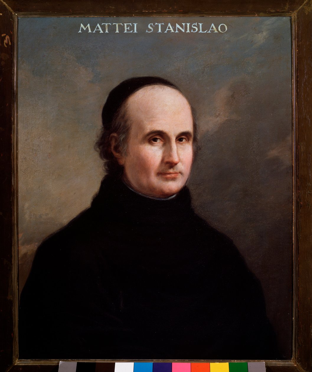 スタニスラオ・マッテイ（1750-1825）の肖像 イタリアの作曲家 無名の絵画。18世紀 ボローニャ、シヴィコ・ミュゼオ・ミュジカーレ 作： 無名の画家