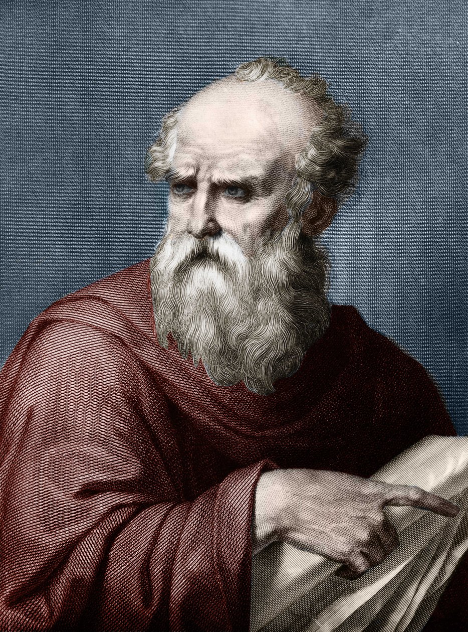 ヴィトルヴィウス（Marcus Vitruvius Pollo）の肖像 紀元前1世紀に生きたローマの建築家。 作： 無名の画家