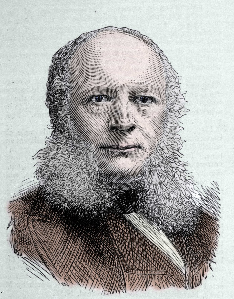 ヴェルナー・フォン・シーメンス（1816-1892）の肖像。 作： 無名の画家