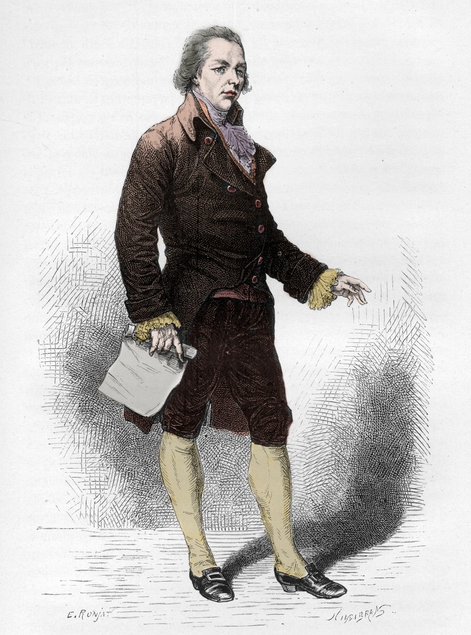 Portrait of William Pitt the Younger (1759-1806) - Portrait of William Pitt le Jeune (1759-1806) - Engraving in "L